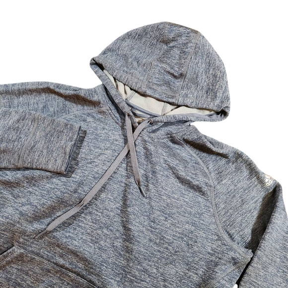 adidas Other - Adidas Climawarm Pullover Hoodie Game Day Sweater Sweatshirt Men’s Large Gray